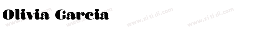 Olivia Garcia字体转换
